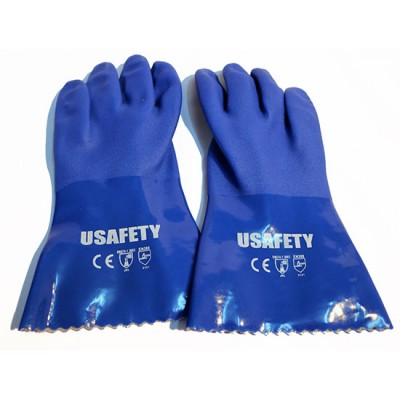 Găng tay cao su 806 chống dầu và Axit Usafety US-GL-P1601