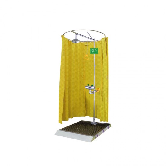 Rèm tắm & rửa mặt kết hợp bằng thép không gỉ WJH1591