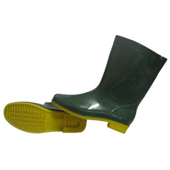 Ủng nhựa xanh rêu đế vàng TGP-RV015