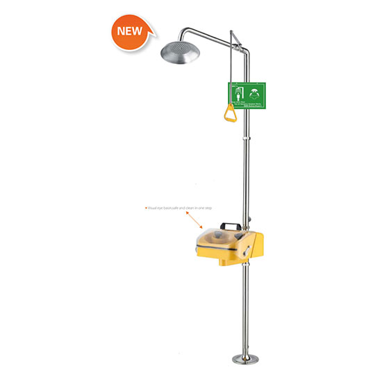 Vòi sen rửa mắt kết hợp tắm khẩn cấp WJH1110