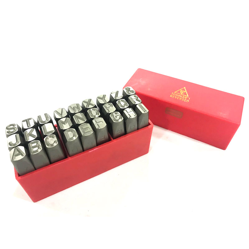 Bộ đóng chữ ngược 10mm gồm 27 kí tự YC-605-10