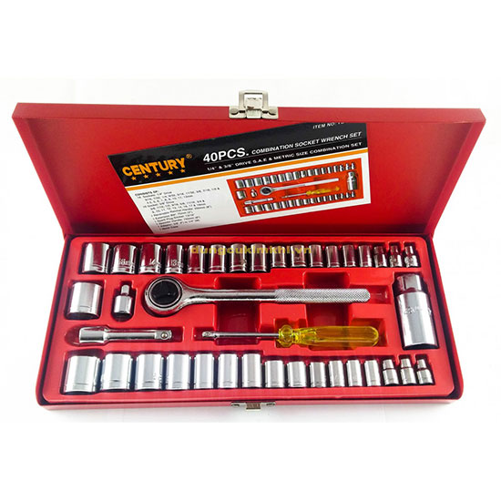 Bộ tuýp đầu lục giác 40 chi tiết Century TS-23407