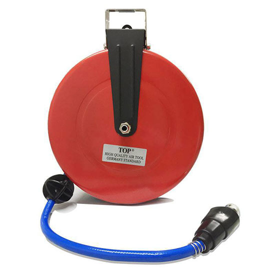 Cuộn dây treo nối hơi 12mm vỏ thép TOP HR-702A dài 9 mét
