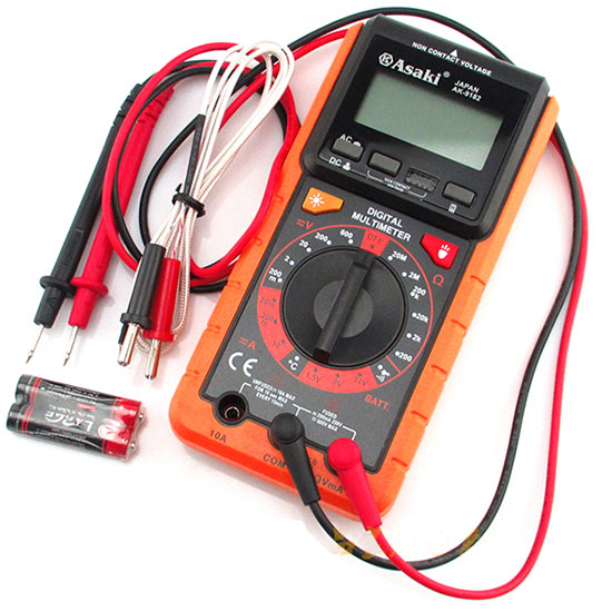 Đồng hồ đo điện vạn năng kỹ thuật số Asaki AK-9182