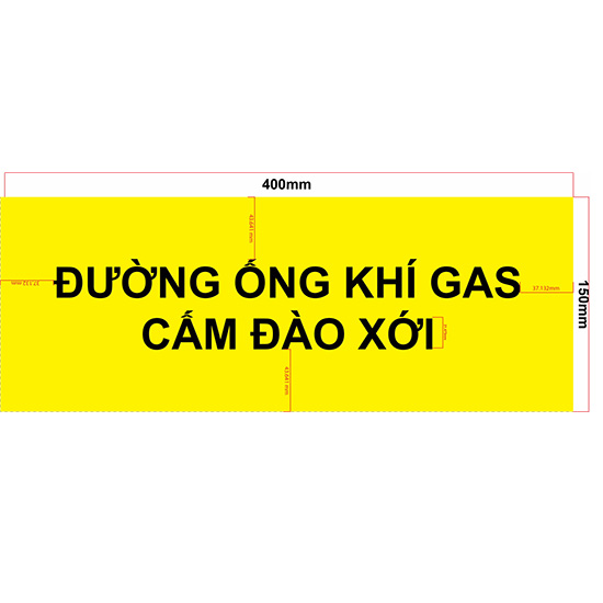Băng Cảnh Báo Đường Ống Gas TATEKSAFE BCB-GAS15PE: An Toàn Tối Ưu
