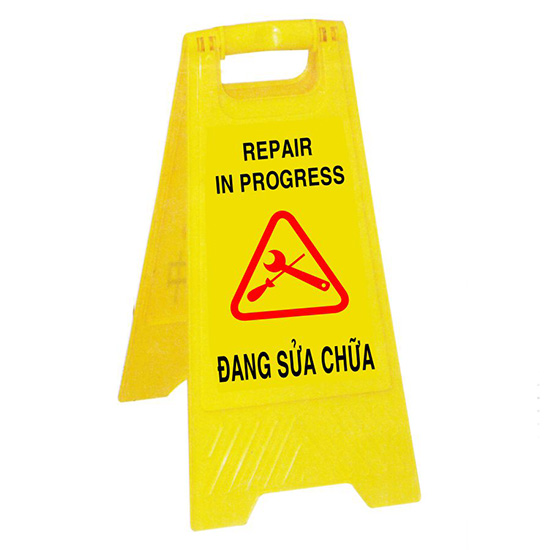 Biển báo chữ A đang sửa chữa TATEKSAFE AF-02