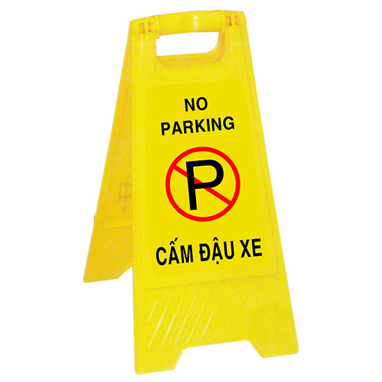 Biển chữ A cảnh báo cấm đậu xe TATEKSAFE AF-05