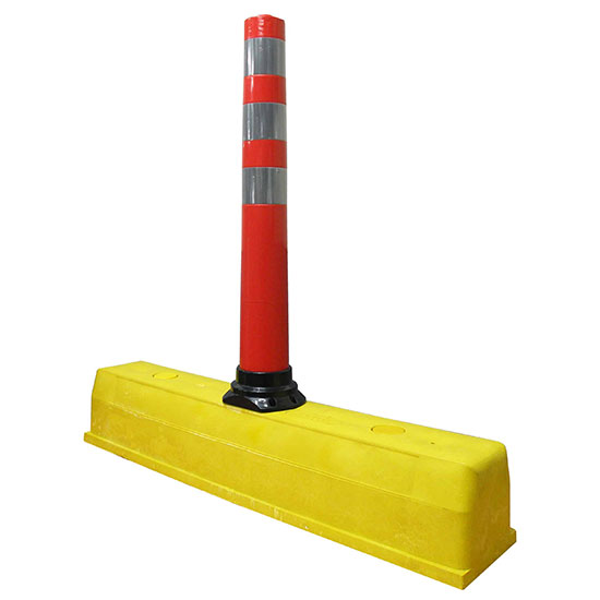 Dãi phân làn có đế cắm cọc tiêu Hi-Q FPB-160A loại đặt cố định