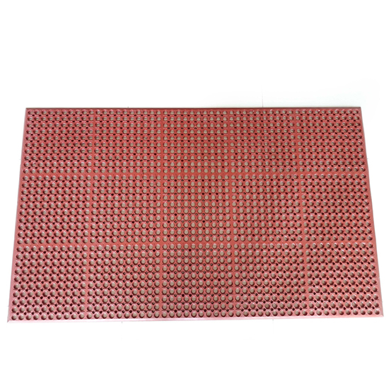 Thảm cao su chống trơn trượt TATEKSAFE WG-701A màu đỏ