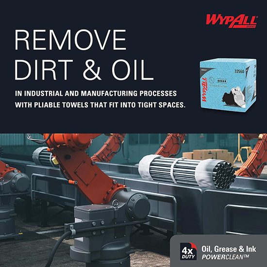 Giấy lau thấm dầu trong công nghiệp WYPALL 33560