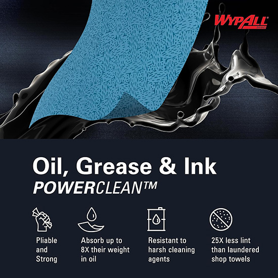Giấy lau thấm dầu trong công nghiệp WYPALL 33560