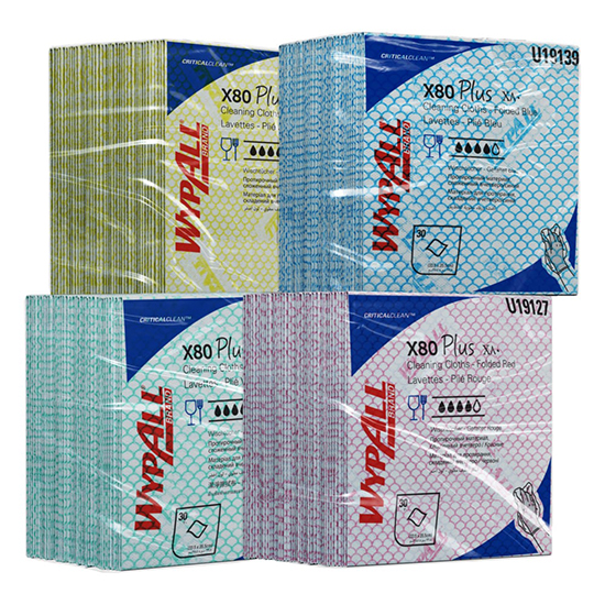Khăn lau thấm dầu mỡ trong chế biến thực phẩm WYPALL X80 PLUS