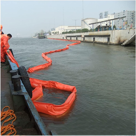 Phao quây ngăn chặn dầu PVC dàng rắn WGV1500