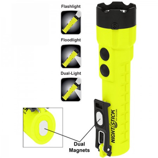 Đèn pin cầm tay chống cháy nổ 2 bóng đèn NIGHTSTICK XPP-5422GA