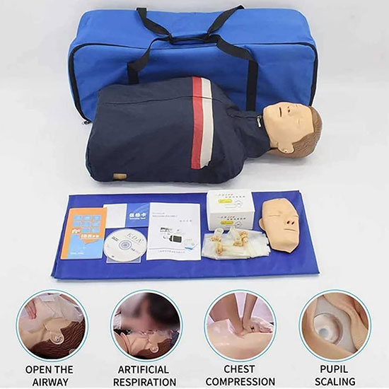 Mô hình đào tạo hồi sức tim phổi nửa thân người lớn CPR100