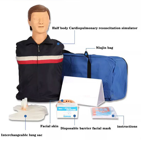Mô hình đào tạo hồi sức tim phổi nửa thân người lớn CPR100