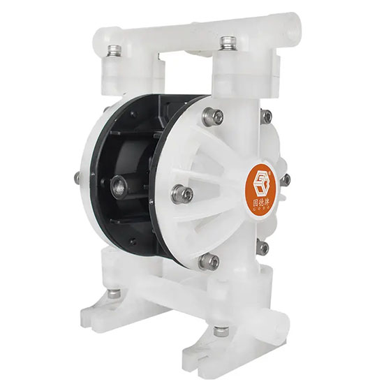 Máy bơm màng khí nén thân nhựa GODO QBY3-10S (PP/PTFE)