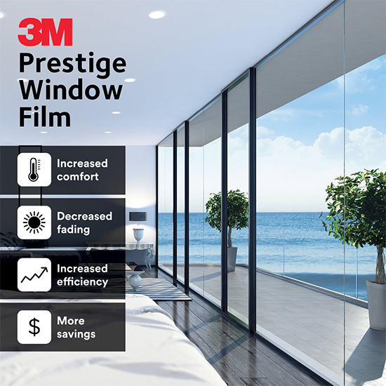 Phim cách nhiệt dán cửa kính 3M Prestige Series