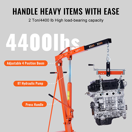 Cầu trục thủy lực kéo động cơ 2 tấn KAWASAKI