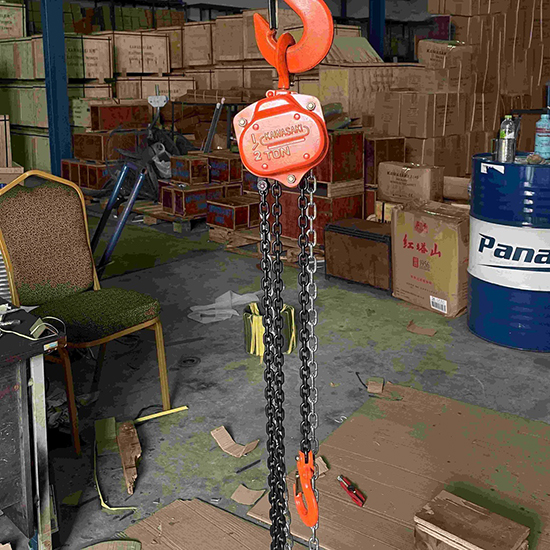 Palăng xích kéo tay 0.5 tấn 3m KAWASAKI VC-0.5