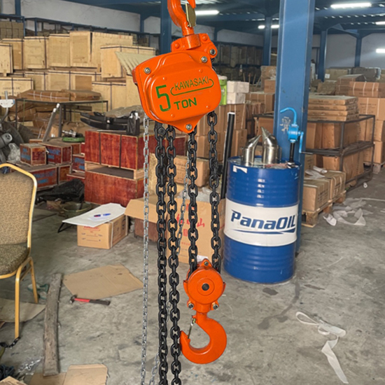 Palăng xích kéo tay 5 tấn 3m KAWASAKI VC-5
