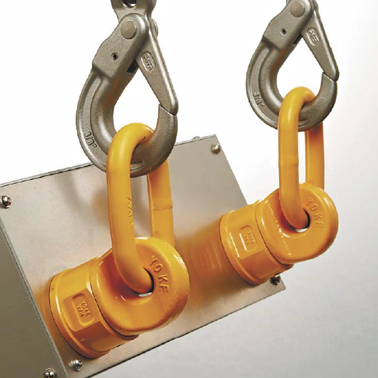 Tai cẩu xoay vòng bi lật nghiêng 180° ren hệ mét YOKE 8-271