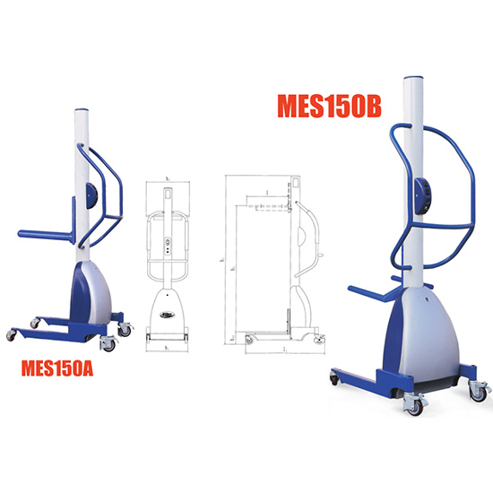 Xe nâng pallet bán điện 150kg NOBLELIFT MES150