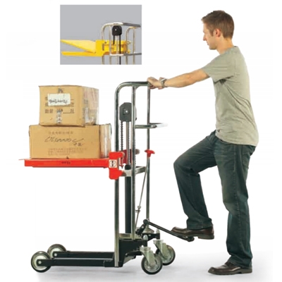 Xe nâng tay cao mini 400 Kg Noblelift PS04