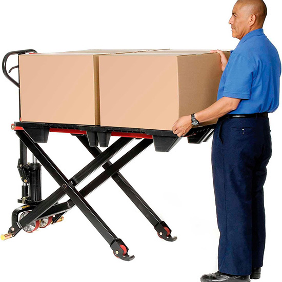 Xe nâng thủy lực có cầu nâng Ziczac 1500kg NOBLELIFT HLT15