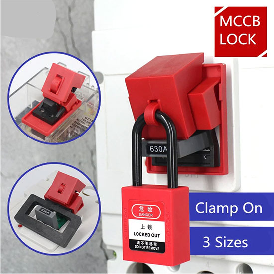 Khóa cầu dao vỏ đúc có dòng điện từ 250A đến 400A dạng clamp-on PROLOCKEY CBL12