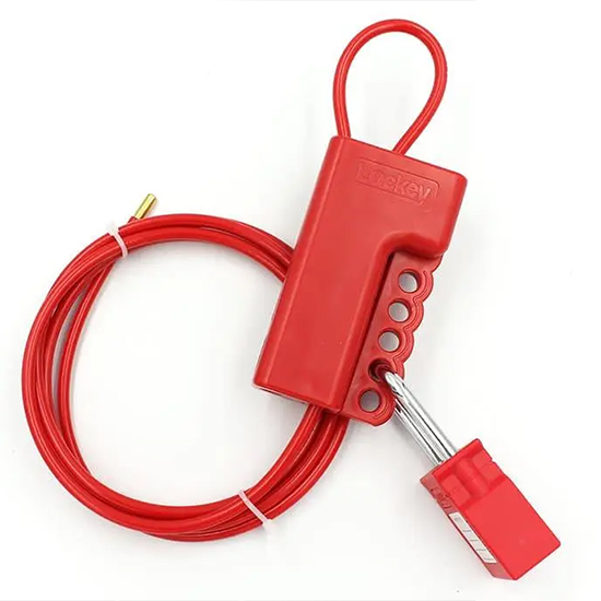 Khóa cáp tay nắm đường kính cáp 3.2mm dài 2.4m LOCKEY CB07-3.2