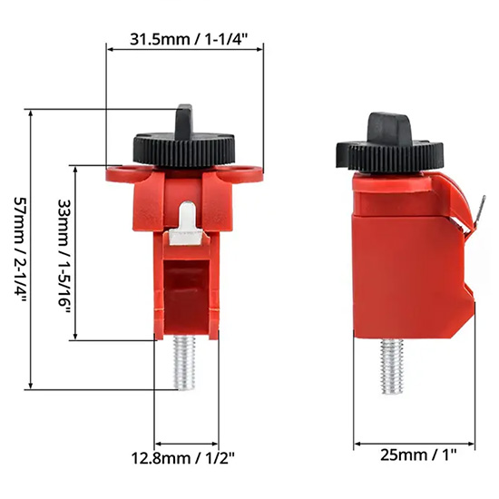 Khóa cầu dao điện thu nhỏ MCB – Dạng Khóa Thanh Nối PROLOCKEY TBLO