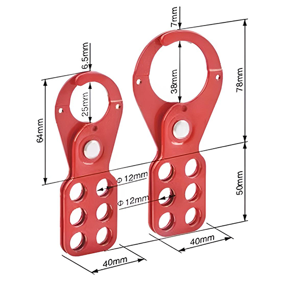 Khóa Kẹp An Toàn Hàm Thép 25mm PROLOCKEY ESH01 – Dùng Tối đa 6 người