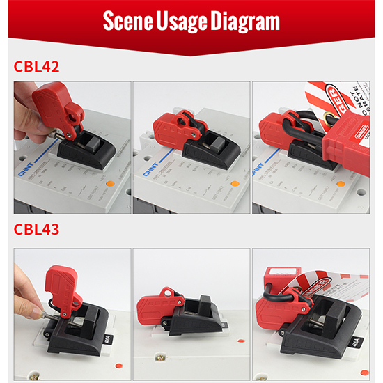 Khóa cầu dao CB đa cực dạng Grip Tight 70mm PROLOCKEY CBL43