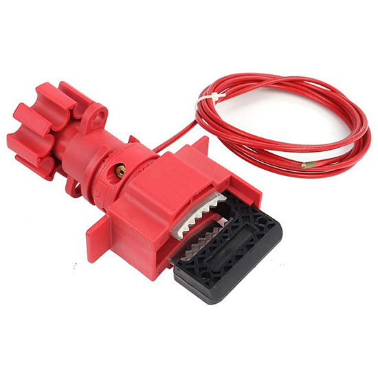 Khóa van cổng tay quay đa năng với cáp bọc nhựa PROLOCKEY UVL03