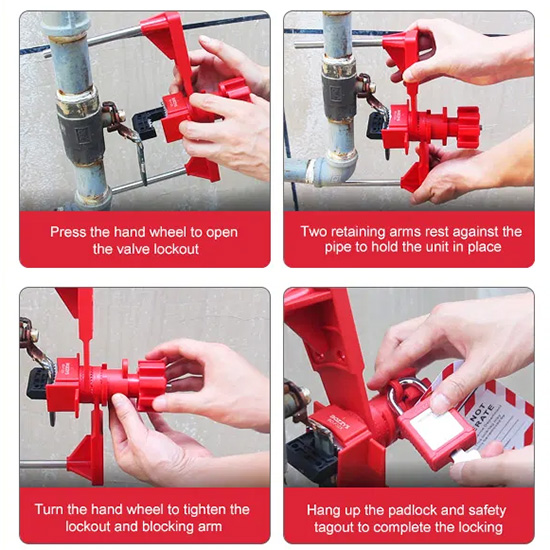 Khóa van bi đa năng với hai cánh tay chặn PROLOCKEY UVL02