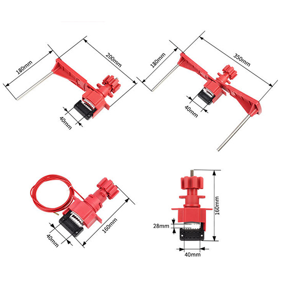 Khóa van bi đa năng với một cánh tay chặn PROLOCKEY UVL01