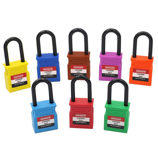 Ổ khóa LOTTO cùm nylon cách điện 38mm PROLOCKEY CP38P-RED