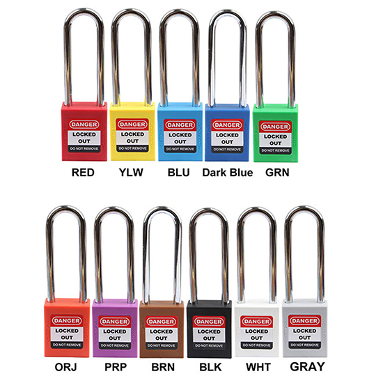 Ổ khóa an toàn nylon cùm thép 76mm LOCKEY KD-P76S