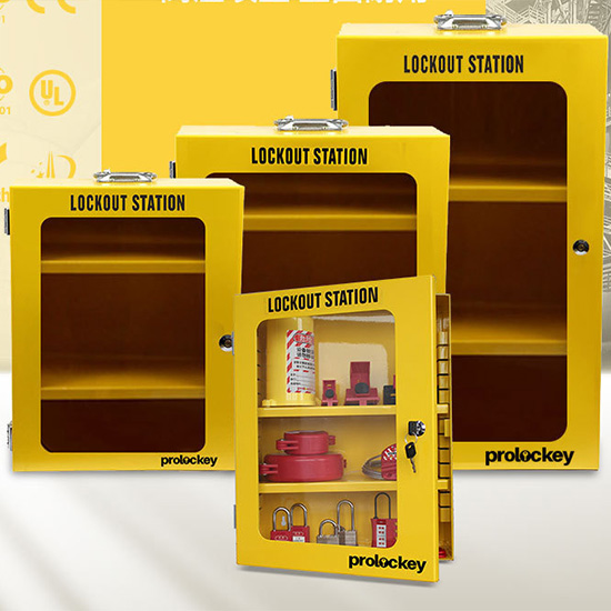 Tủ Quản Lý Khóa LOTO 2 Vách Ngăn Di Động PROLOCKEY LK03-2