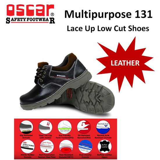 Giày bảo hộ cổ thấp có dây buộc OSCAR 131-93A