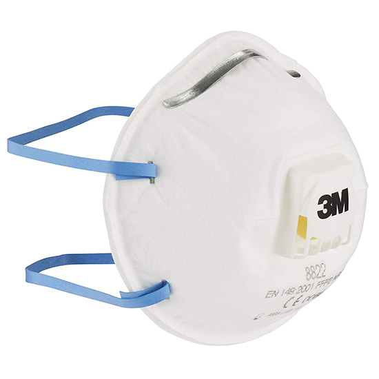 Khẩu trang chống bụi mịn FFP2 có van 3M 8822