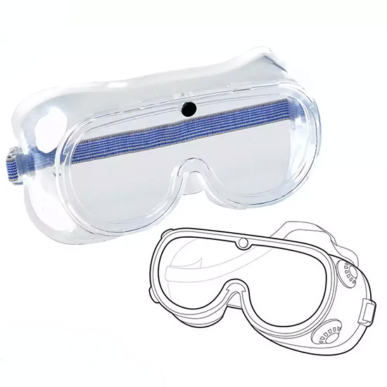 Kính bảo hộ chống hơi sương Blue Eagle NP105