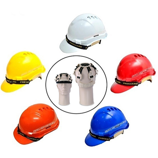 Mũ bảo hộ nút cài 6 lỗ thông hơi Proguard HG2-WHG3PL