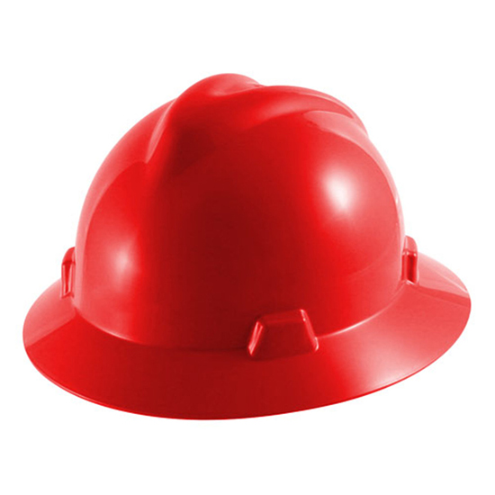 Mũ nhựa bảo hộ vành rộng núm vặn MSA V-Gard 475369