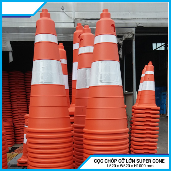 Cọc tiêu giao thông nhựa HDPE cao 1m CONE-K52100