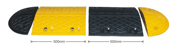 Gờ giảm tốc bằng cao su cho xe tải trọng lớn JSD-008