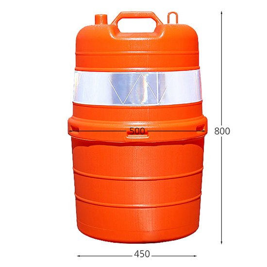 Thùng trống PE dạng tháo rời chống va đập Hi-Q TDRUM-800